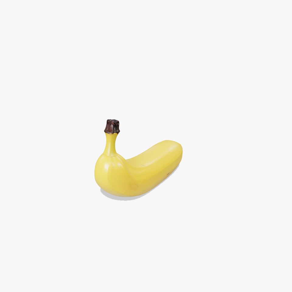 Realistic Curved Banana Model Pack